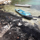 This boat was spotted along the beach March 6.